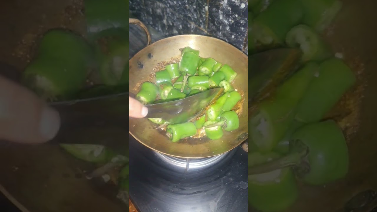 Mirch ki Instant Sabji