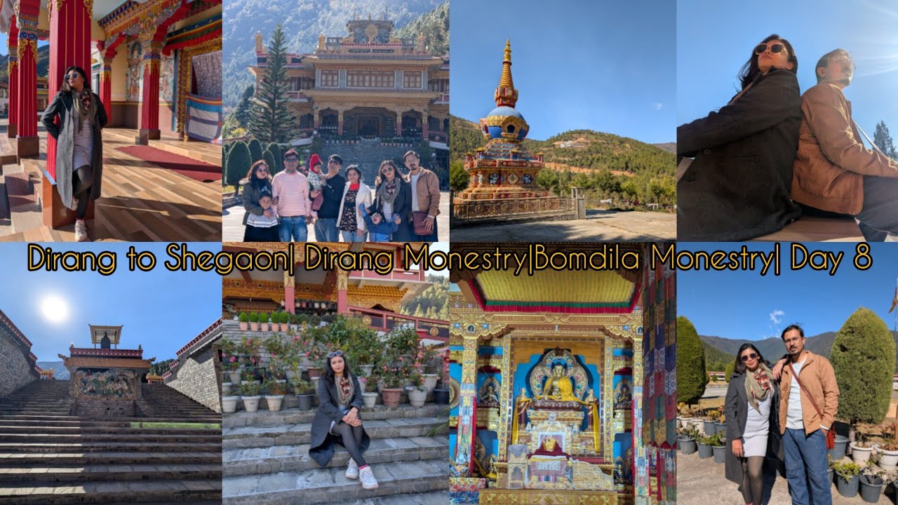 Dirang to Shegaon| Dirang Monestry|Bomdila Monestry| Day 8#arunachalpradesh #arunachalvlog #travel 