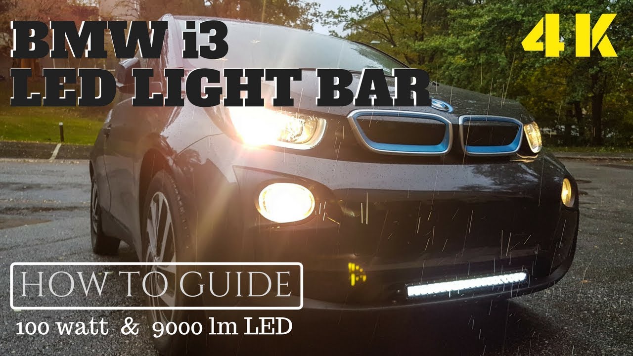 Светодиодная балка BMW i3 20 дюймов своими руками