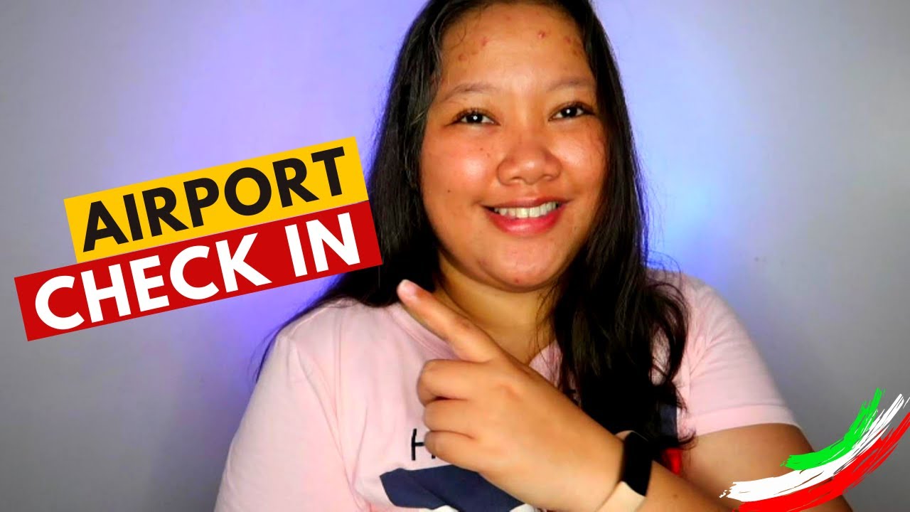 How to do the AIRPORT COUNTER CHECK IN? [TAGALOG]