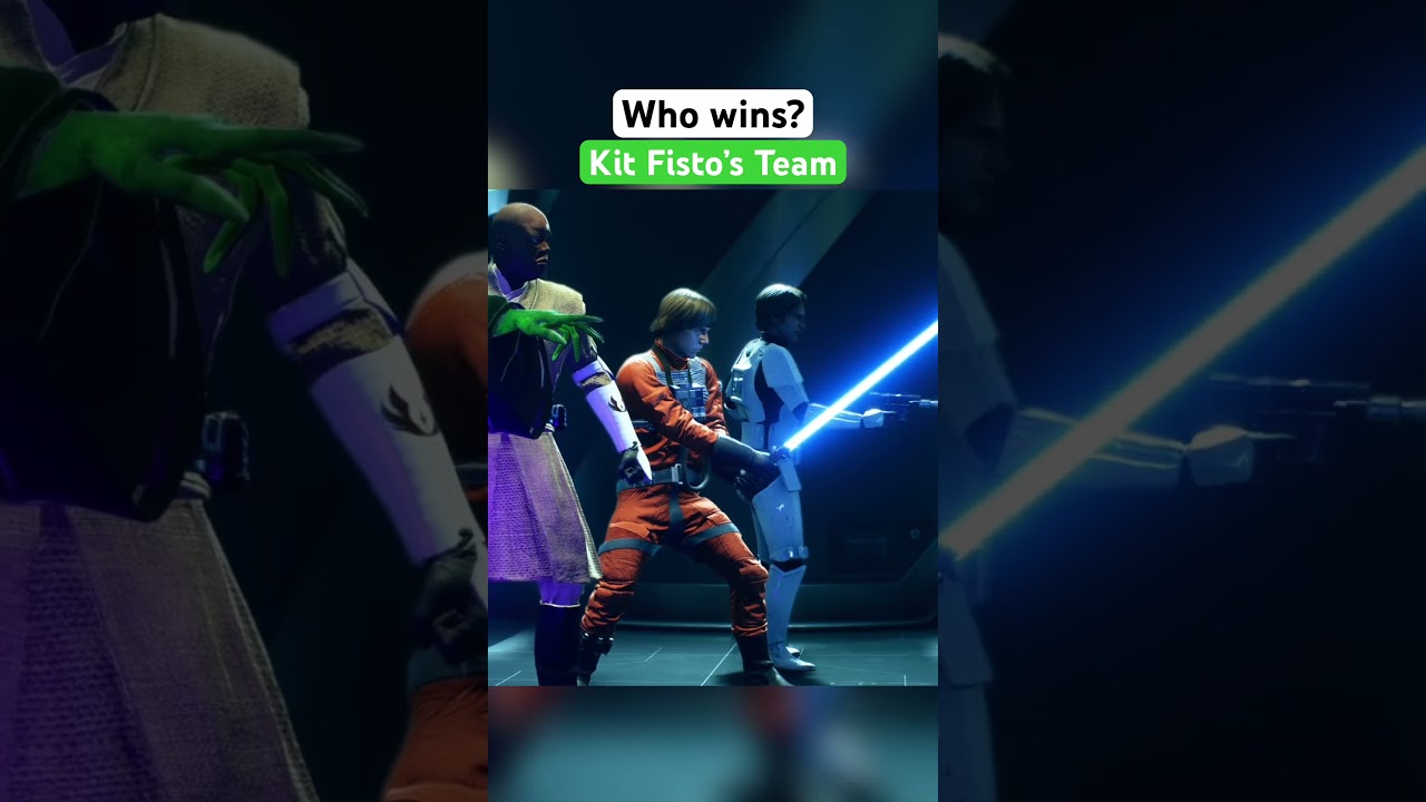 Who wins? Kit Fisto’s Team or Darth Vader’s Team?
