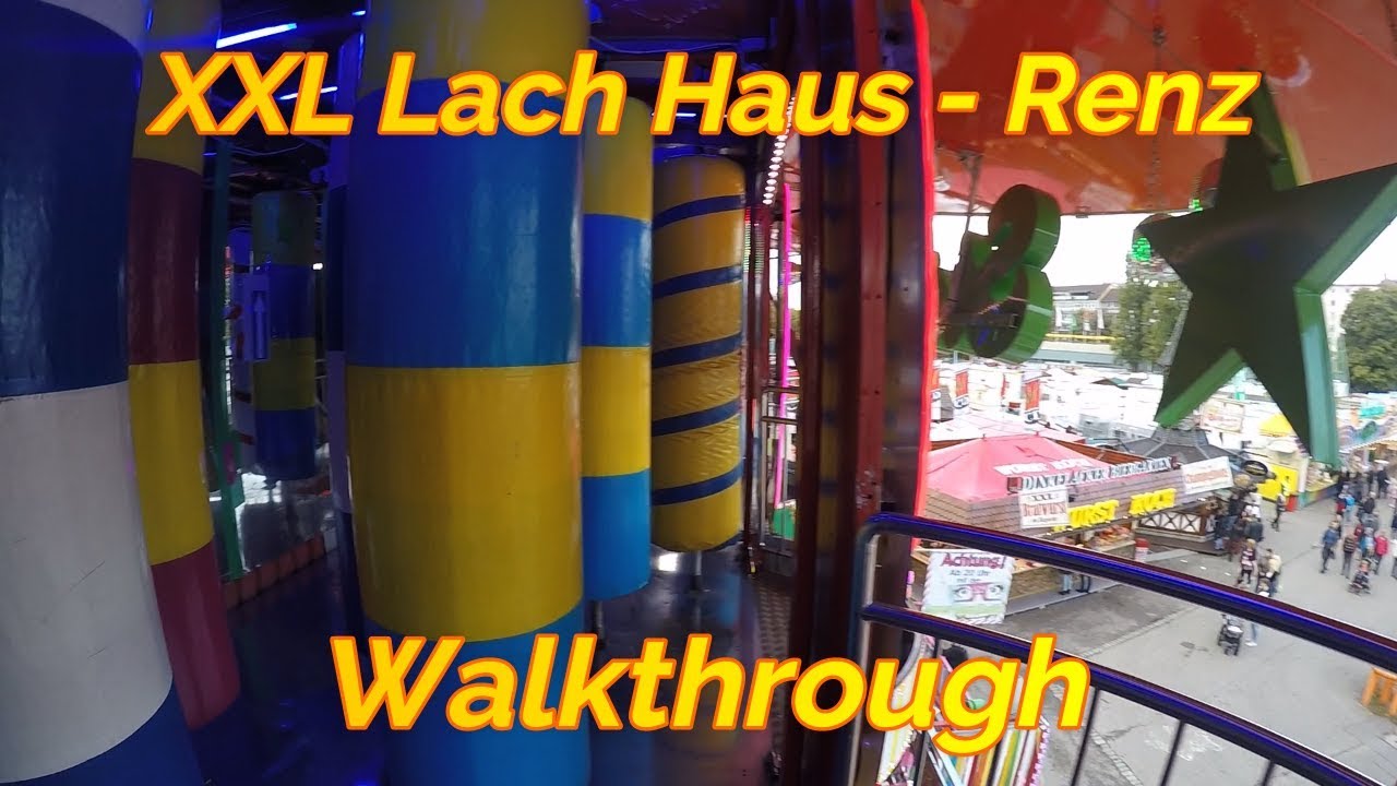 XXL Lach Haus Renz Walkthrough Video vom Cannstatter Wasen 2019 in Stuttgart