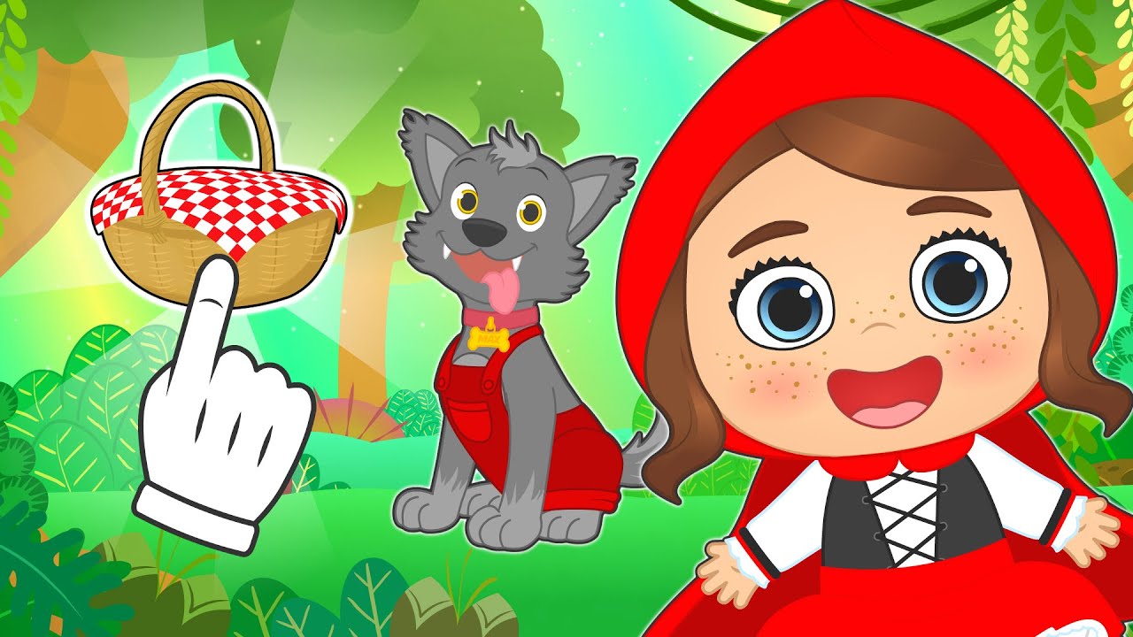 BEBÉS ALEX Y LILY Cuento Caperucita Roja y el Lobo feroz 💗🐺 Dibujos animados