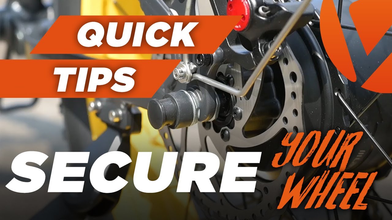 Quick Tips - Securing Your Rear Wheel - Cyrusher XF650 | Cyrusher TV