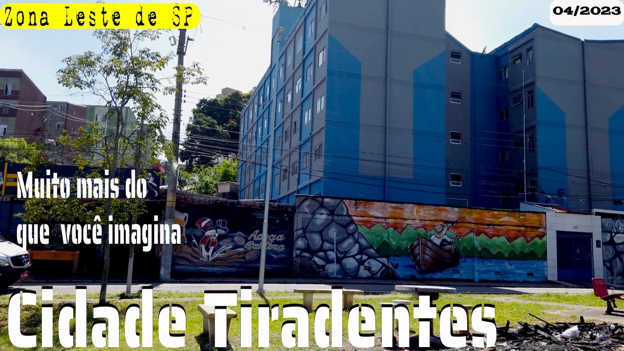 Cidade Tiradentes extremo leste de São Paulo e o que tem ali na parte central do bairro.