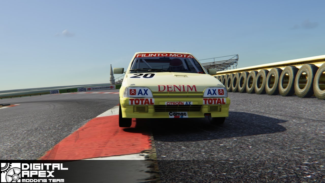 Citroen AX GTi Trophy at Vila do Conde racetrack || Assetto Corsa WIP mod #assettocorsa