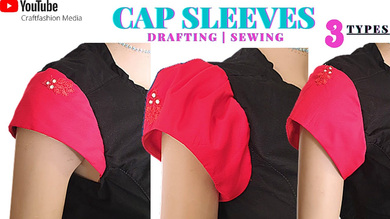 How to Draft and Sew a Cap Sleeve | Easy.