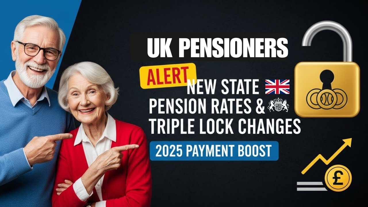 🚨💷 UK Pension Shock 2025! New State Pension Rates, Triple Lock Changes & Big Payment Boost 🔥📢