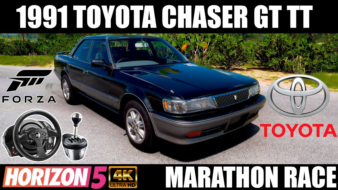 Forza Horizon 5 - 1991 Toyota Chaser GT TT Stock | Marathon Race | Thrustmaster T300 RS | TH8A