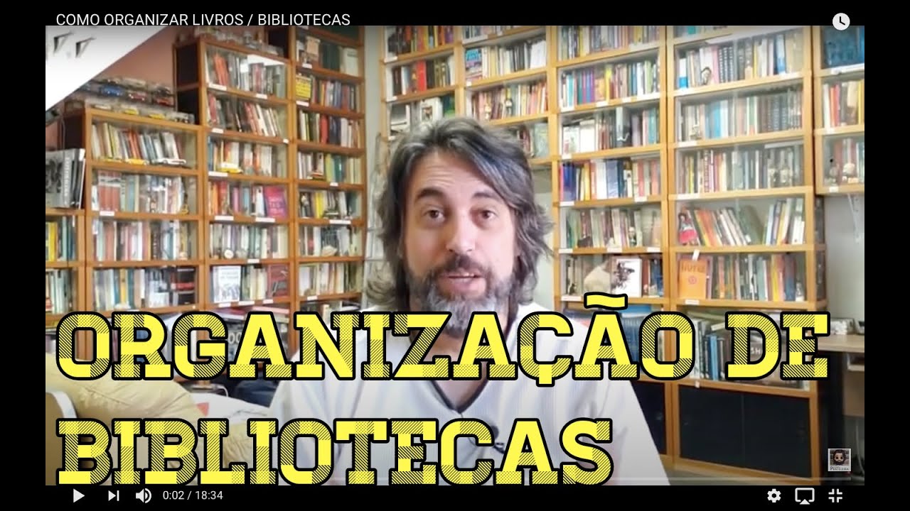COMO ORGANIZAR LIVROS / BIBLIOTECAS