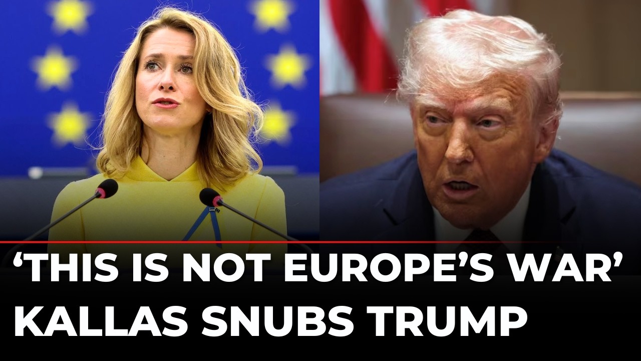 Europe LIVE: EU&rsquo;s Rude Shock to Trump Over Iran War as He Demands Warships | Strait of Hormuz News