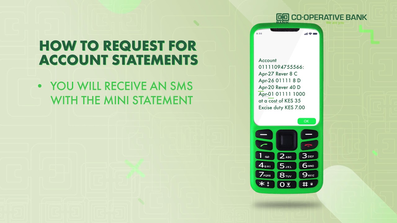 How to Request for Account Statements Using MCo-opCash service #WeAreYou