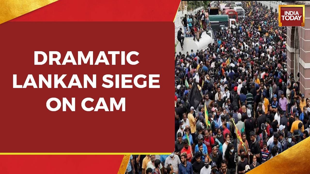 Massive Protests Erupt In Sri Lanka's Colombo; Cops Use Tear Gas, Fire Shots In Air To Disperse Mob