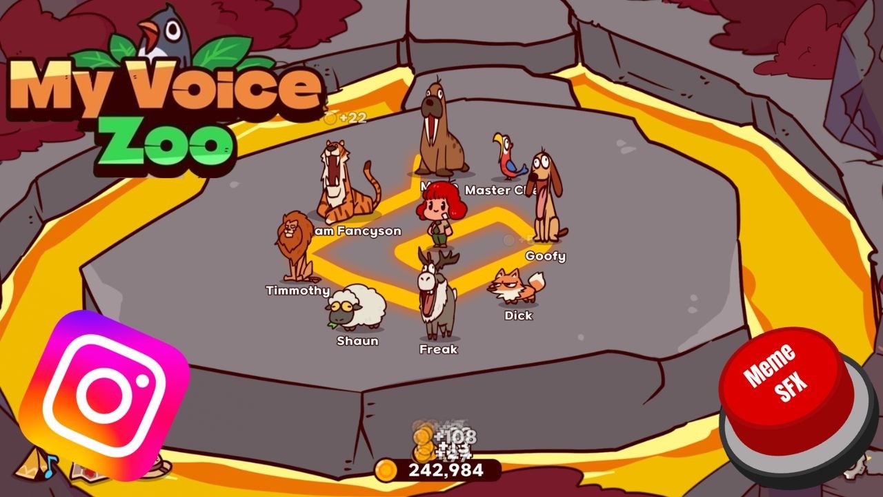 Creating A Zoo Voiced Entirely By Instagram Reels and Meme Sounds!