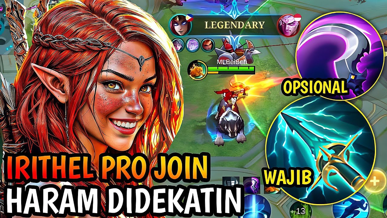 COBAIN❗INI DIA CARA MAIN IRITHEL ANTI MODAR + BEST BUILD IRITHEL TERSAKIT 2025| MLBB
