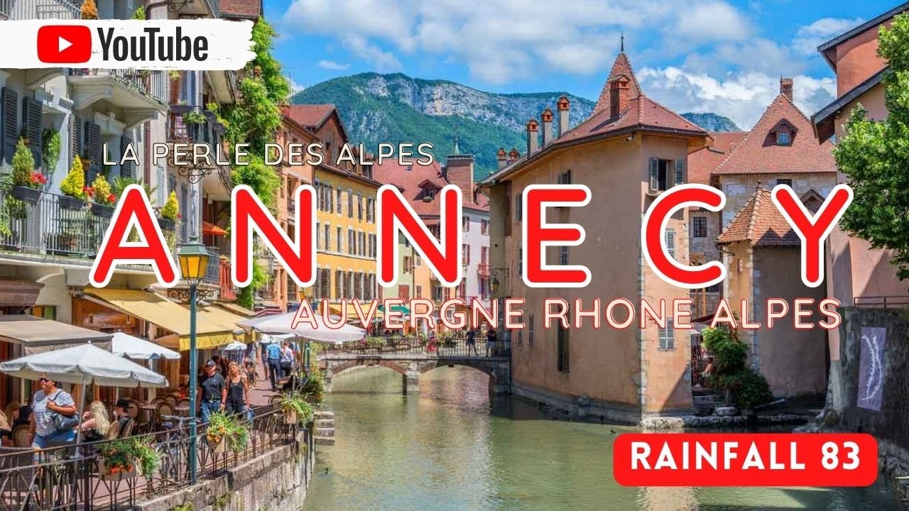 Visite de la ville d'Annecy dans la Haute Savoie