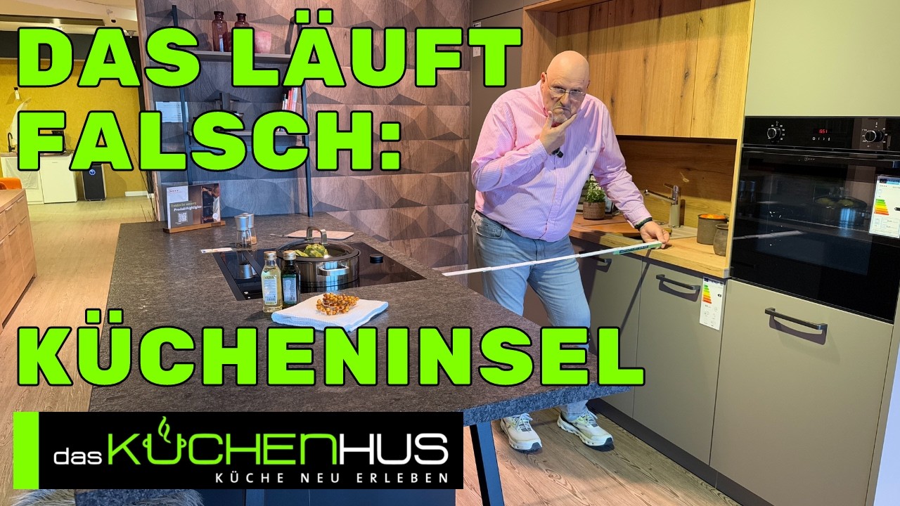 Das sind die h&auml;ufigsten Fehler bei Inselk&uuml;chen! K&uuml;che selbst planen leicht gemacht:Teil 5!