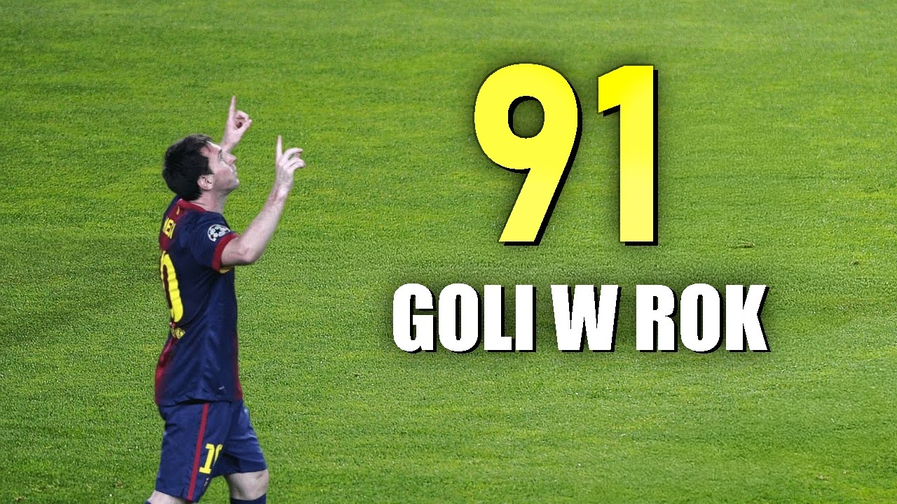 Lionel Messi 91 Goli w 2012 roku - Legendarny Rok