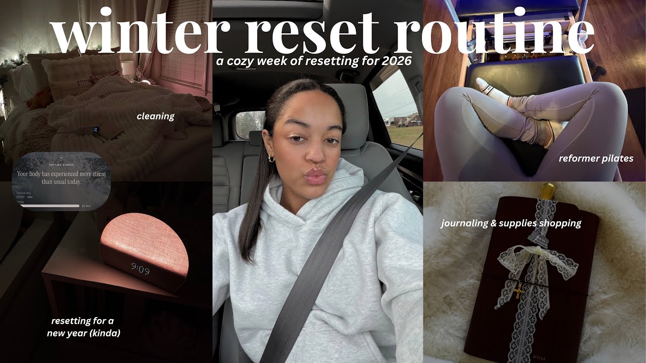 Winter Reset With Me for 2026 | A Realistic Week of Cleaning, Journaling & Getting Back on Track