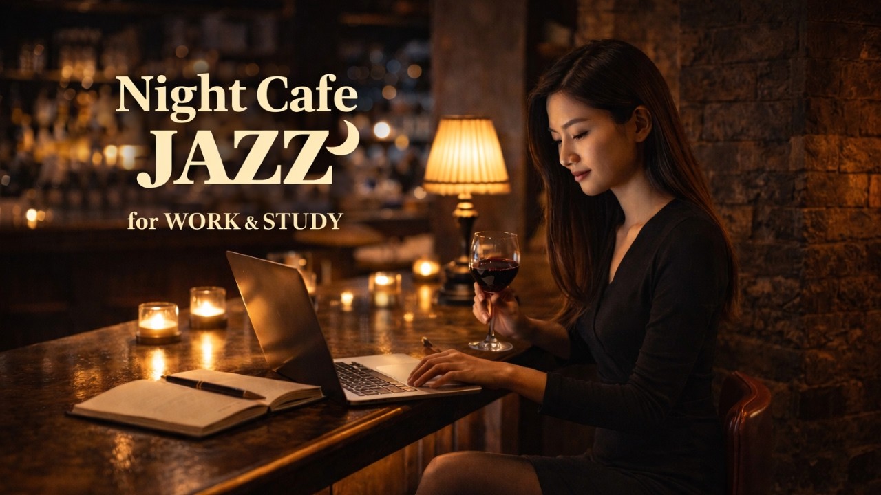 【Relaxing BGM】Night Bar Jazz for Working in Silence｜Focus & Adult Vibes