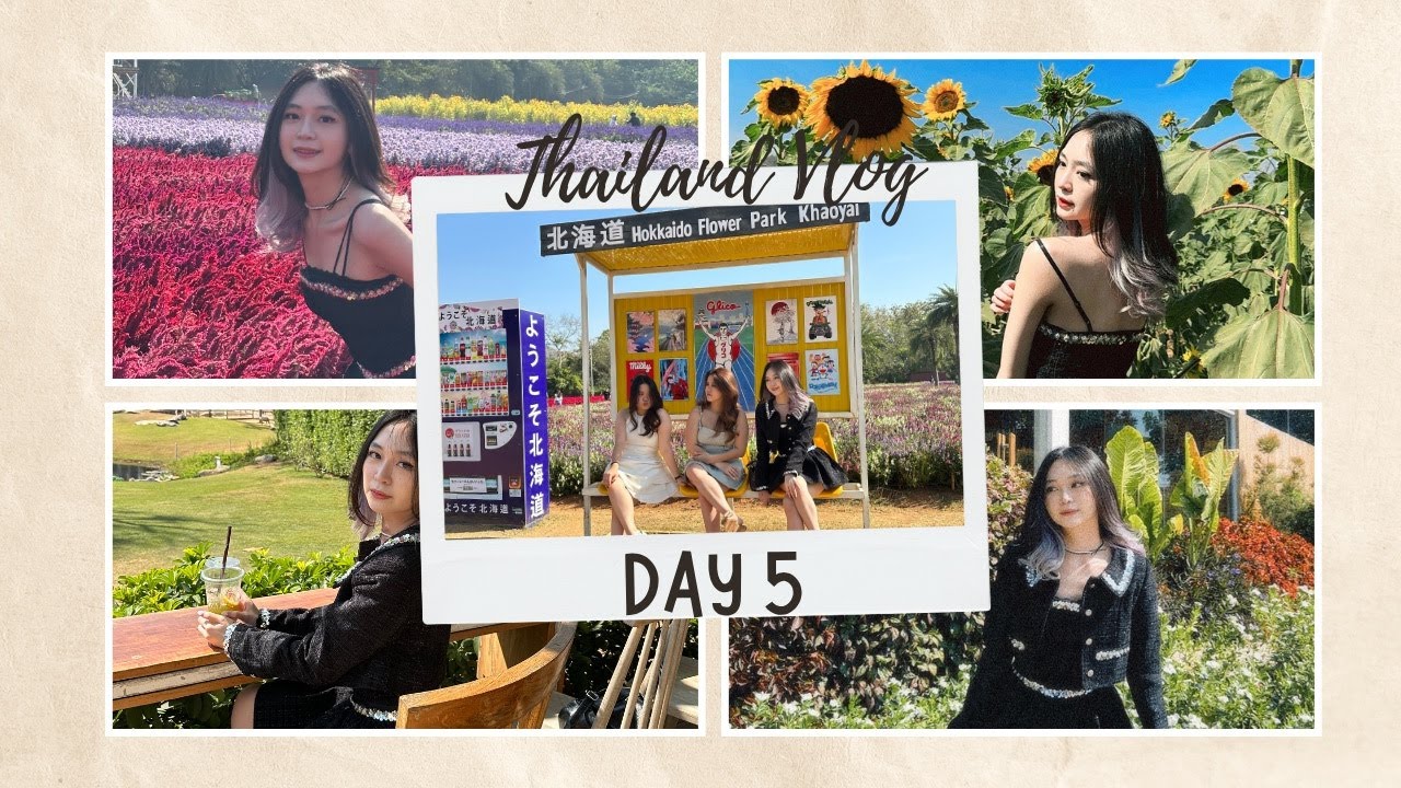 Di Kelilingi Bunga Di Thailand - [#ThailandVlog - Day 5]