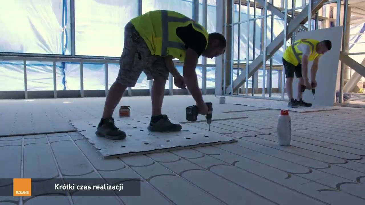 Płyty pod ogrzewanie podłogowe Fermacell&reg; Therm25&trade; | Suchy i szybki montaż podłog&oacute;wki