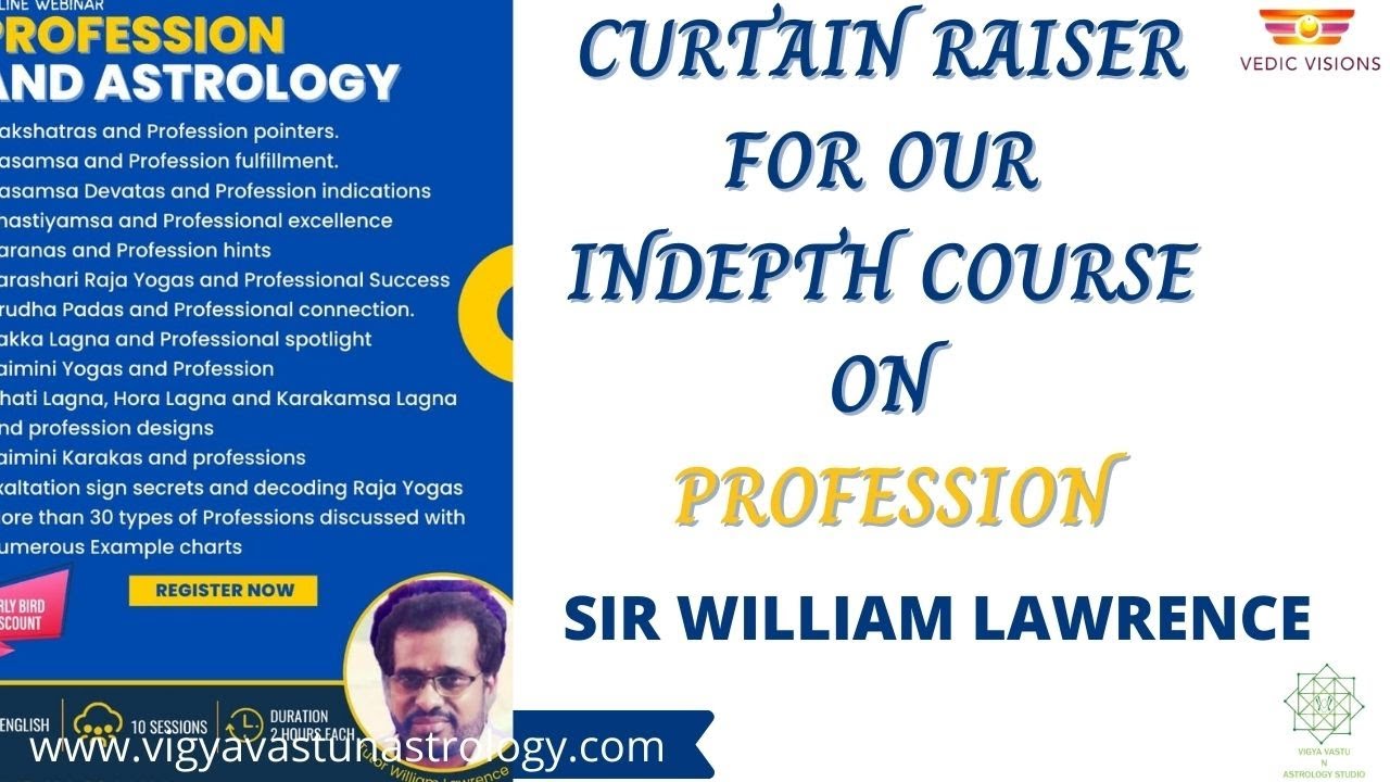 Curtain raiser on PROFESSION course BY SIR WILLIAM LAWRENCE