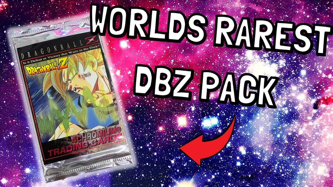 Dragon Ball Z Chromium Booster pack 😱 The RAREST DBZ Cards in Existence!