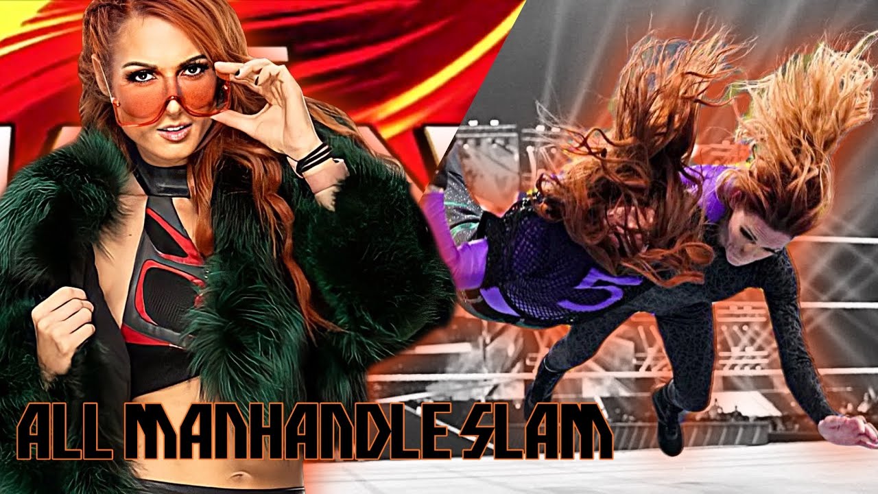 Becky Lynch all Manhandle Slam [Untouchable Glow YT]