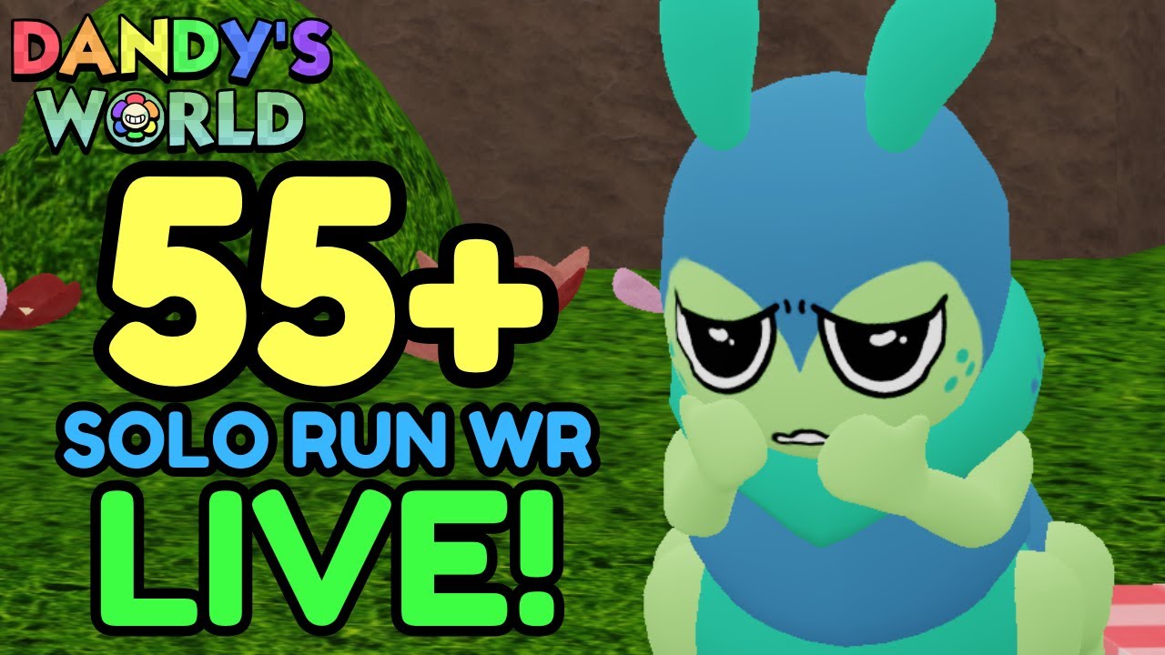 🔴🎥 SQUIRM SOLO Floor 55+ WR attempt LIVE! | Dandy's World