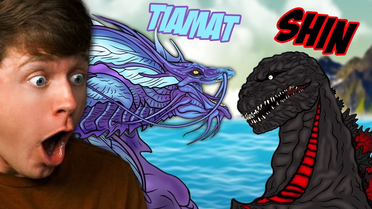 Reacting to TITANUS TIAMAT vs SHIN GODZILLA!