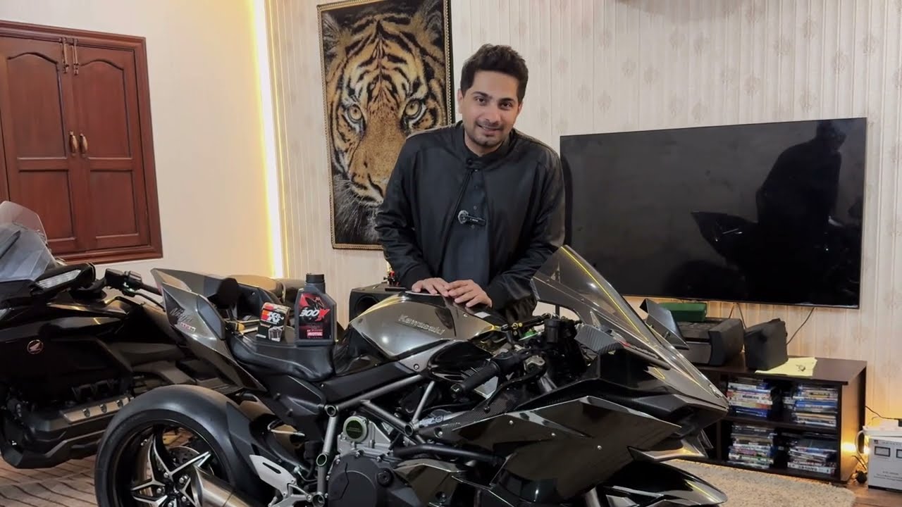 ЗАМЕНА МАСЛА KAWASAKI H2R | MOTUL 300V | ZS MOTOVLOGS |