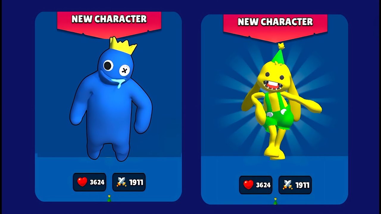 Merge Blue Run Friends + Alphabet Number Run - Merge Simulator Battles