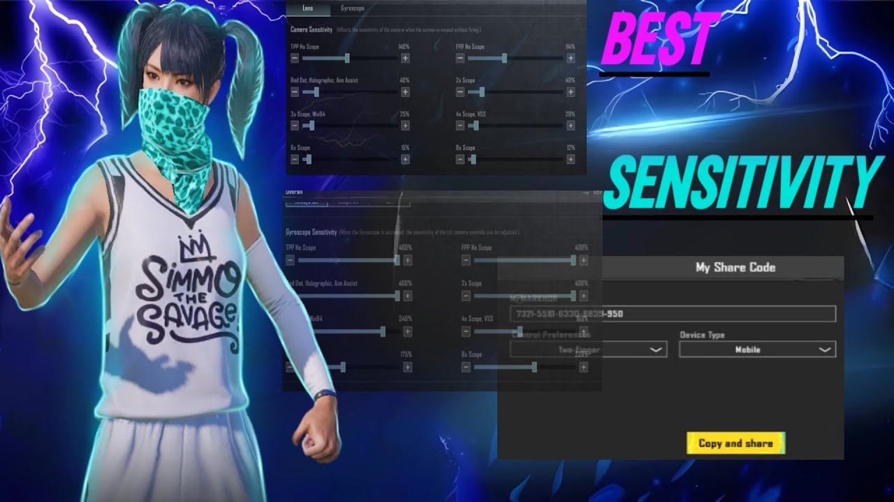 Best Sensitivity & Setting In 2024😱 | Ios & Android | Pubg Mobile | FOLK GAMERZ