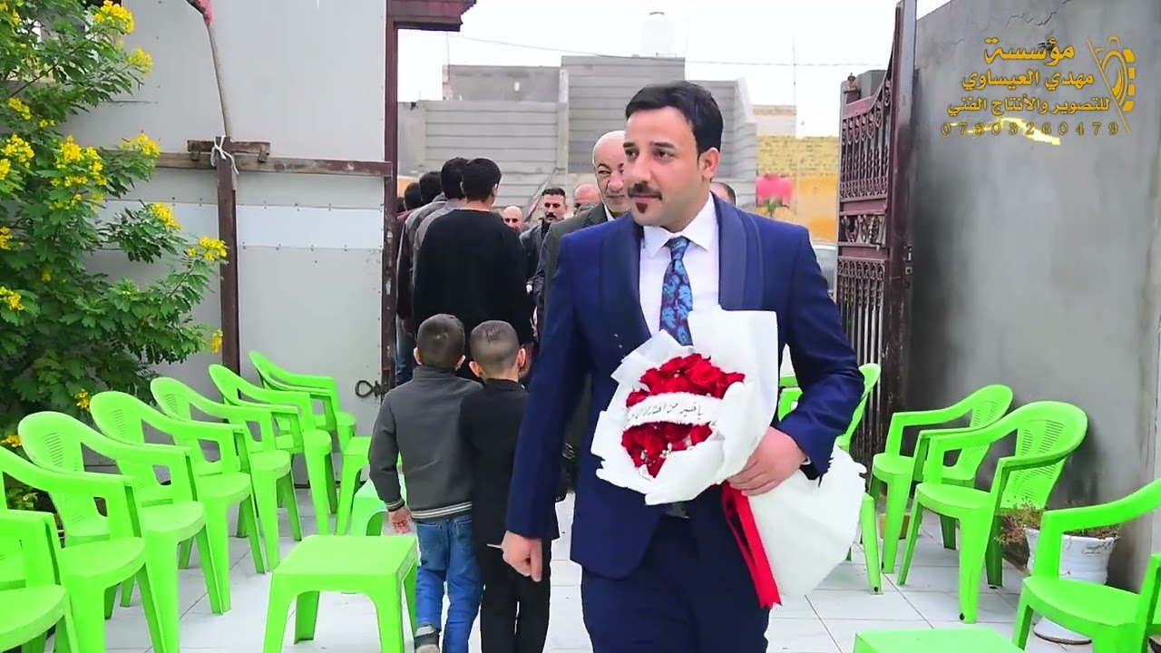 خطوبة علي حسوني الشحماني بحضور اعضاء مجلس محافضه واسط