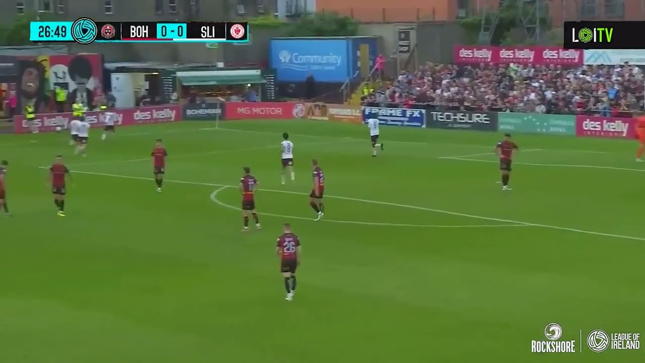 SENSATIONAL OWEN ELDING GOAL BOHEMIANS V SLIGO ROVERS 2025 LEAGUE OF IRELAND FOOTBALL