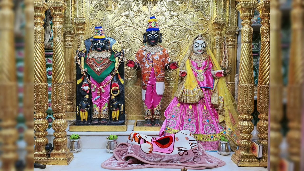 मुख्य स्वामिनारायण मंदिरोना आजना दिव्य शयन दर्शन ता.22-02-2026|| Swaminarayan Temple Shayan Darshan