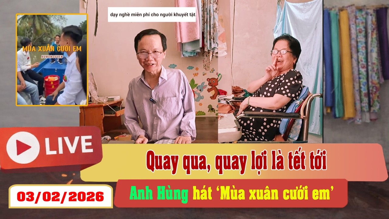 Đếm ngày ăn tết. Nghe anh Hùng hát 