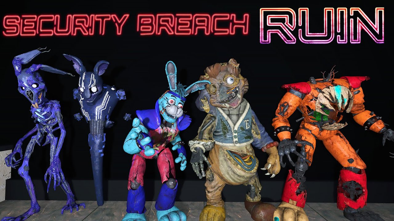 КАКОЙ АНИМАТРОНИК САМЫЙ КРУТОЙ Five Nights at Freddy's Security Breach RUIN FNAF COOP ► Garry's Mod
