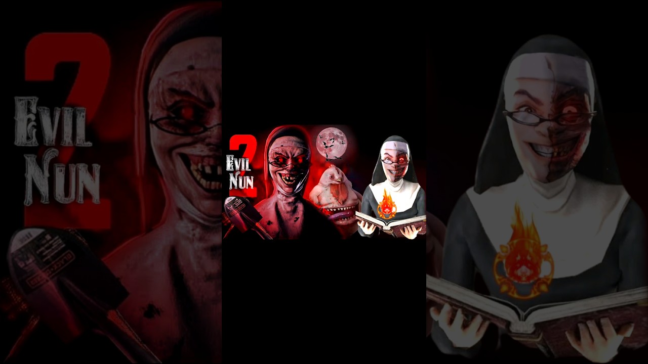 CAN I Escaped EVIL NUN 2 | difficult challenge shorts 2