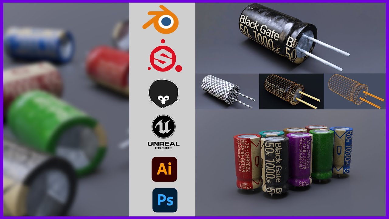 🚀 TIMELAPSE AAA Realistic GAME ASSET - Speed Art BLENDER