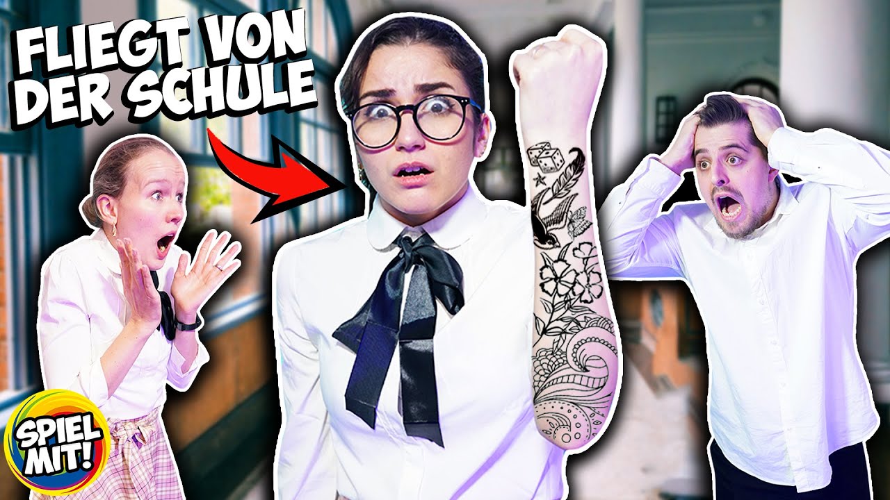 FREDDY HAT EIN TATTOO UND FLIEGT VON DER SCHULE! Internat #8
