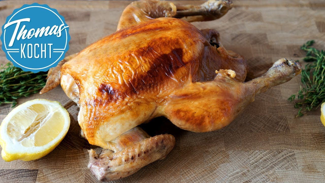 Brathähnchen in Salzlake - so wird es richtig saftig!