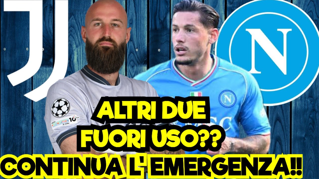 JUVENTUS NAPOLI❗️INFORTUNIO SAVIC E MAZZOCCHI❓️LE ULTIME E PROBABILI FORMAZIONI 