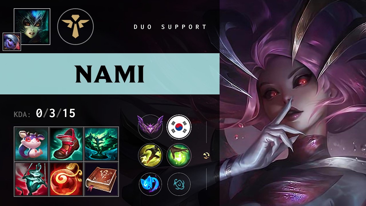 Nami Support vs Alistar - KR Master Patch 26.17