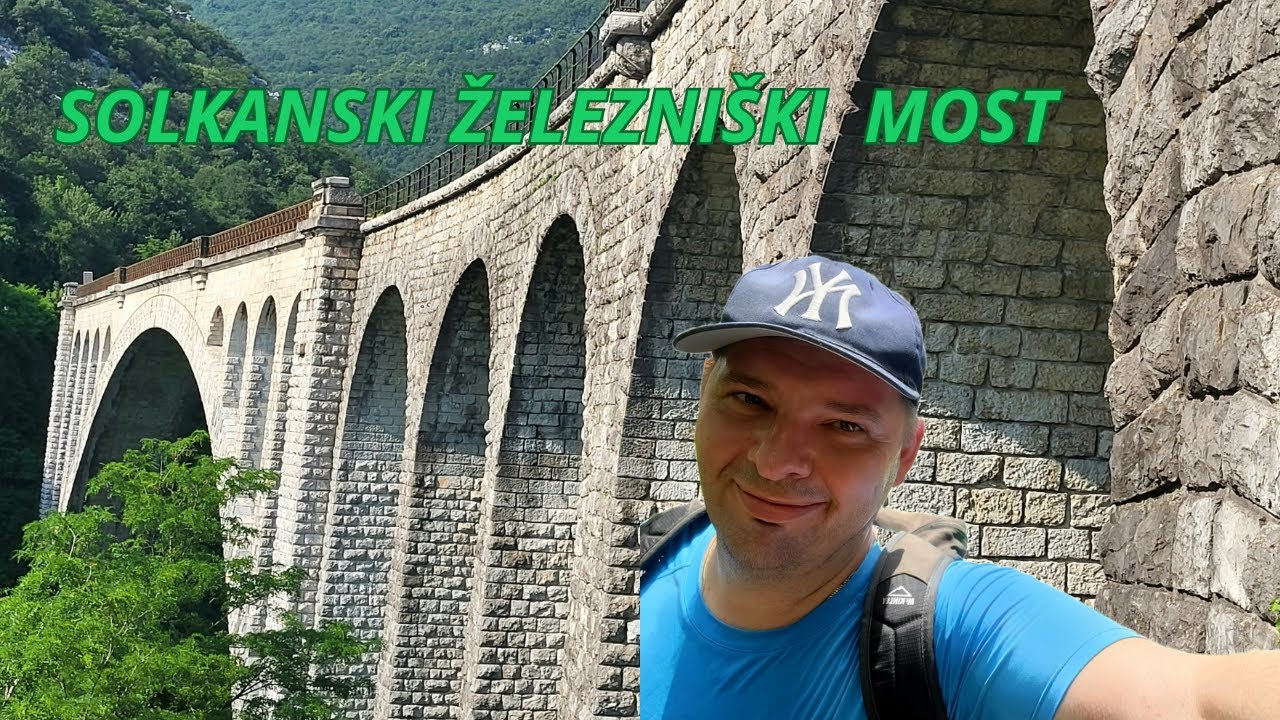 Solkanski železni&scaron;ki  most in pokopali&scaron;če 1sv. vojne