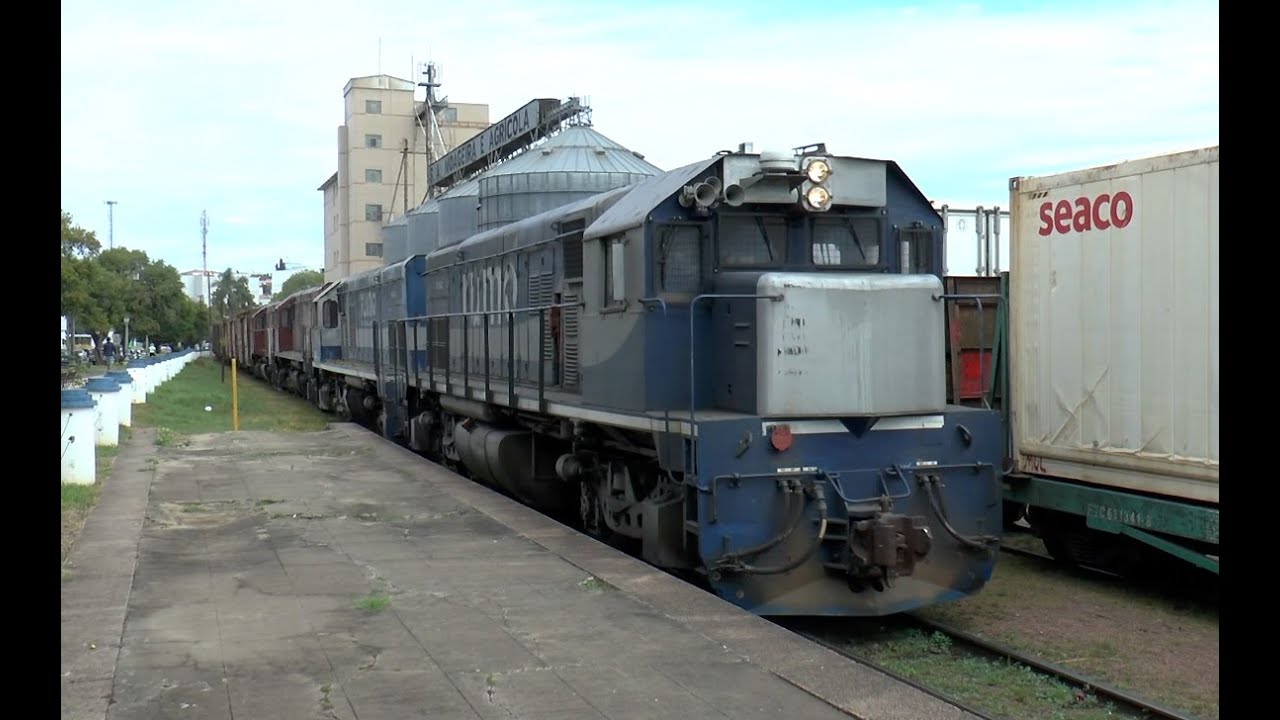 TRENS EM IRATI/PR - ESTAÇÃO E RAMPA - ABRIL/24