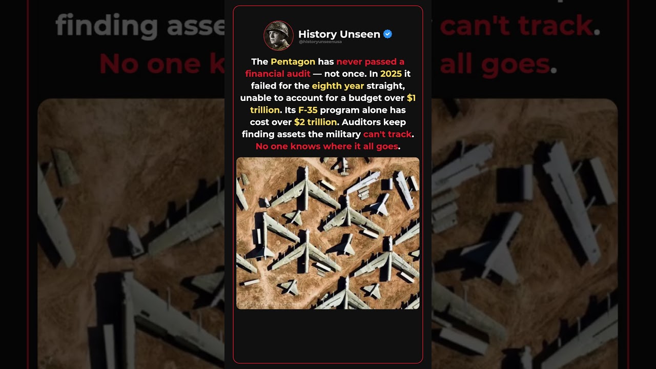 How The Pentagon Failed Its Audit 8 Times In A Row 💸