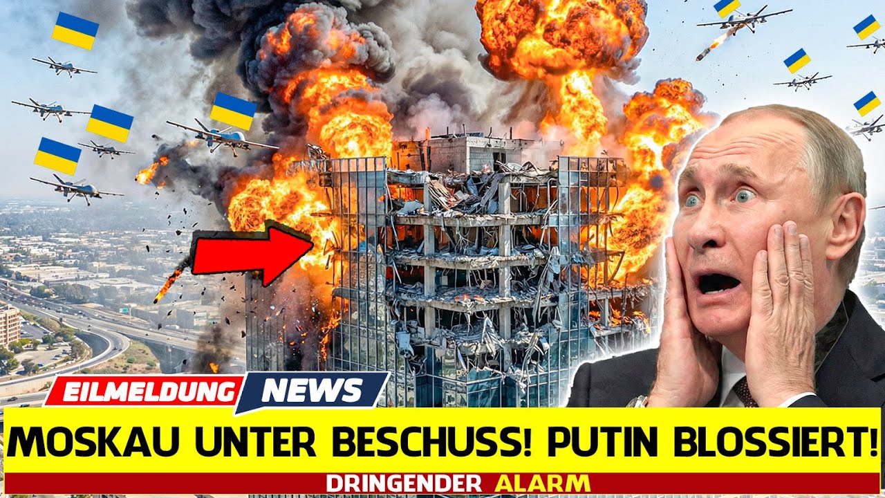 PANIK IM REGIERUNGSVIERTEL! Kiews Drohnen schlagen zu – Kreml-Macht bröckelt!