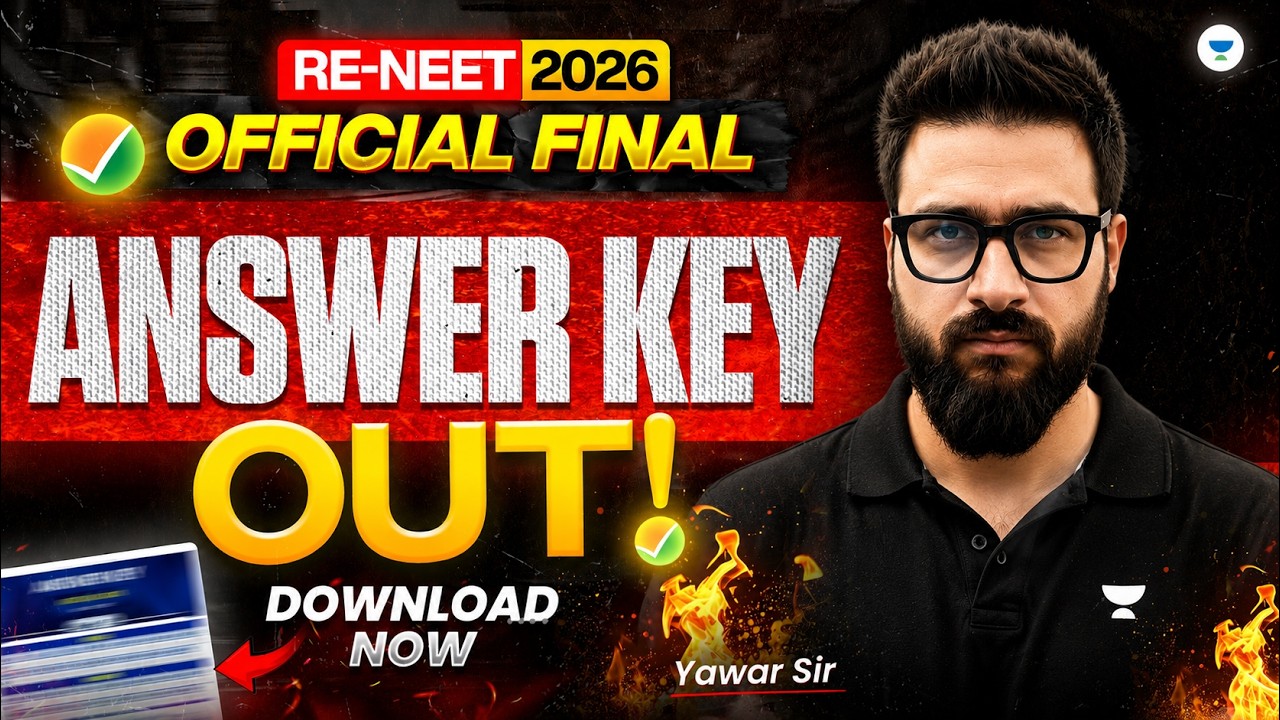 🚨 RE-NEET 2026 Final Answer Key OUT! | Check Your OMR Now | Yawar Manzoor